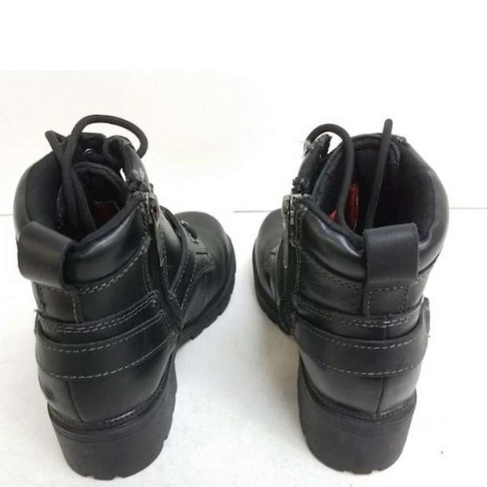 Harley Davidson Riding Boots Black Size 6.5 - Picture 4 of 6